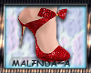 (MD)light red sexy heels