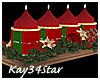 Christmas Mantle Candles