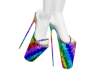 Rainbow Skrippa Heels