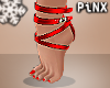 P!! Sexy Belt Feet Red