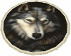 gray wolf rug