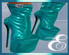 ANKLE BOOTS, TEAL