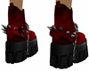 Daddy's Spiked Red Boots