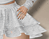 G| White Lace Skirt