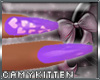 ~CK~ Violet Heart Nails