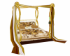 Golden Elegance Bed