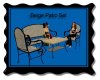 [C] Beige patio set