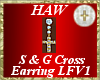 S&G Cross Earring - LFV1