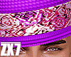 ZY: Purple Rosey Hat