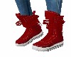 RED SNEAKER BOOTS - F