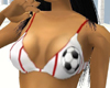 soccer sports bra top