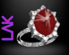 Ruby engagement ring