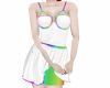 White Rainbow Dress