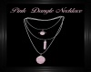Pink Dangle Necklace