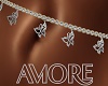 Amore Silver Belly Chain