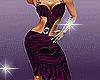 Luxury purple dress
