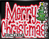 LV-Merry Christmas Sign~