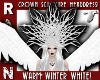 WARM WINTER WHITE CROWN!