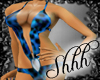 **Blue Leopard Kini