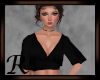 Wrap Bow Top Black
