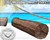 [JS] Wooden Beach Bench