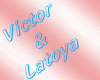 victor & latoya sticker