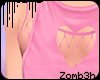 z | Heart Crop - Pink
