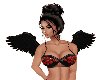 Black wings Cupid