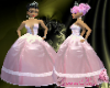 Pink CrissCross Ballgown