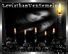 Gothic Girl Wall Candles