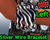Silver Wire Bracelet (L)