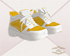 child's sneakers  yellow