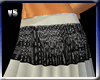 *v5* pleats skirt blanca