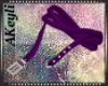 {AK}Purple Choker Belt