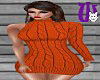Sweater Dress RL orange