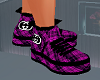 Purple plaid sneackers2