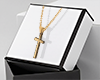 RK| Gold cross chain