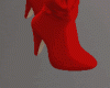 SLOUCH RED BOOTS*