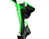 Lime Neon Platform Bootz