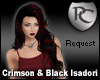 Black & Crimson Isadore