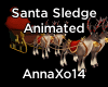 Santa animated Sledge