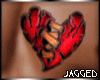 Stitched heart tatoo