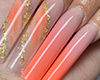 Orange Passion Nails