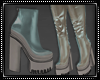 Sheer Ankle Boots Green