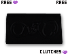 ® Blk HandCuff Clutch