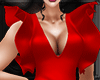 [CY] Red ruffle dress