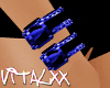 !V Bracelet Belts Blue R
