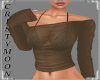 *CM*QUEENIE TOP-BROWN