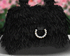 Black Fur Bag (L)