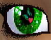 LT Green Butterfly eyes